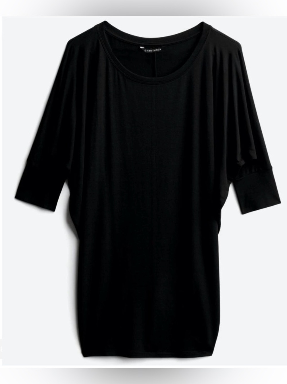 41 Hawthorn Stitch Fix simple Black Queensland Dolman knit top Tunic NWT small